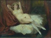 Eugene Delacroix The woman with white socks Spain oil painting artist